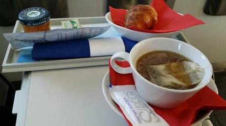 1407908689637 機内食 : フランクフルト ザグレブ・クロアチア航空ビジネスクラス / In flight meal・FRA ZAG, Cclass （Croatia Airlines)