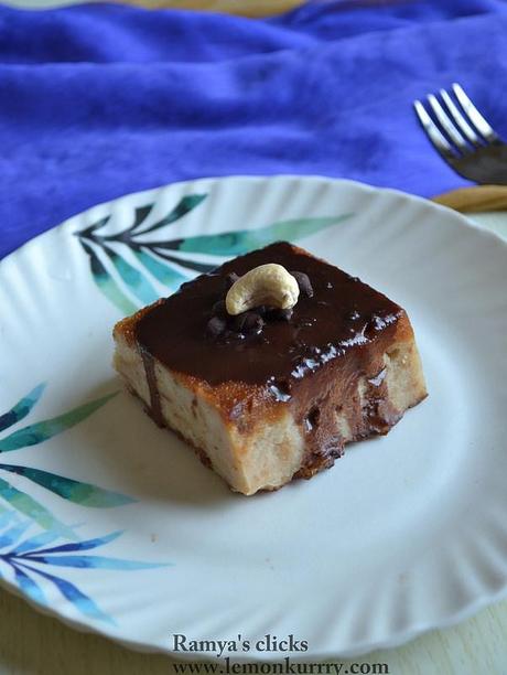 bread caramel pudding - easy pudding recipes