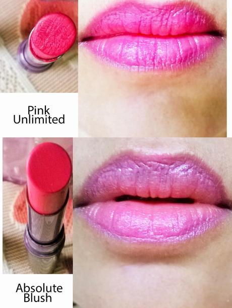 Oriflame The One Color Unlimited Lipstick in Pink Unlimited & Absolute Blush Oriflame The One Color Unlimited Lipstick in Pink Unlimited & Absolute Blush