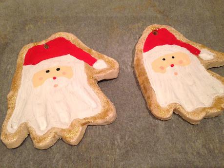 Salt dough Christmas ornaments!