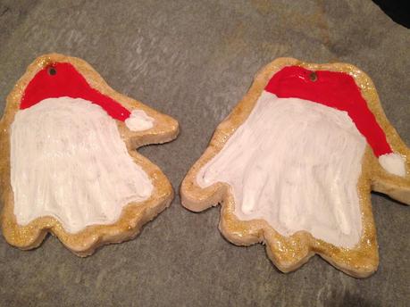 Salt dough Christmas ornaments!