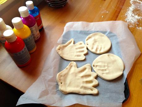 Salt dough Christmas ornaments!