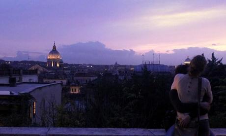 View of the city from Villa Borghese