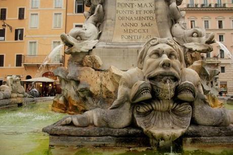 One of the many fountains of Rome.