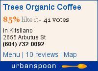 Trees Organic Coffee on Urbanspoon