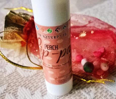 The Nature's Co. Peach Lip-Pop Review