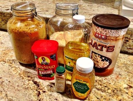 Healthy Homemade Granola Recipe - Ingredients