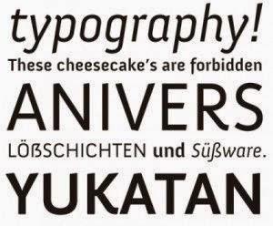 Anivers font Anivers font