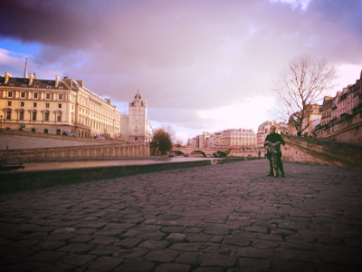 Bike Ride Christmas Paris