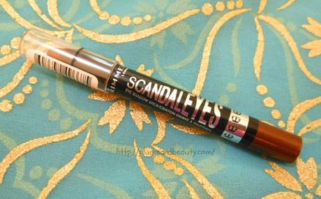 Rimmel Scandaleyes Shadow Sticks 003 Bad Girl Bronze : Review, Swatch, EOTD