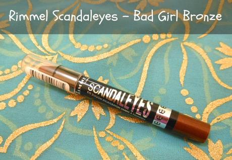 Rimmel Scandaleyes Shadow Sticks 003 Bad Girl Bronze : Review, Swatch, EOTD