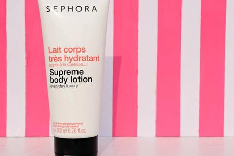 Sephora Supreme Body Lotion Review