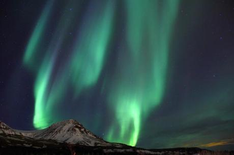 Photograph of the Northern Lights in Iceland