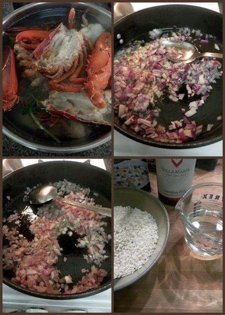 Lobster saffron risotto-collage2