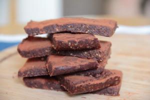 Ginger Cocoa Raw Brownie | The Tofu Diaries