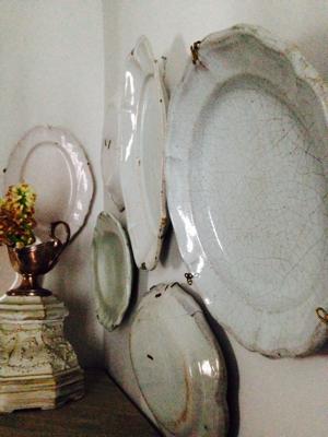 French antique platters