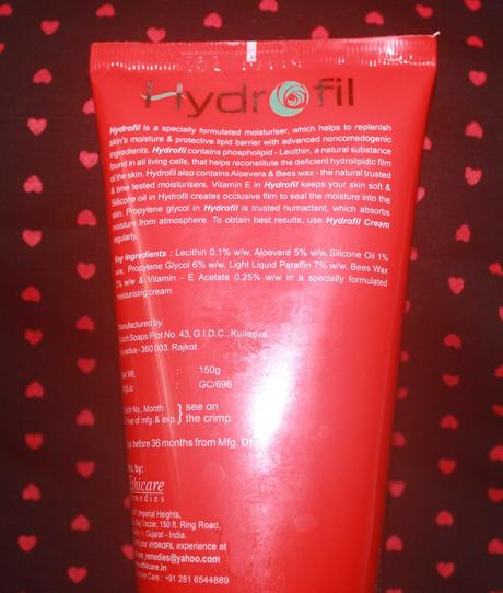 Ethicare Remedies Hydrofil For Hydrating Feel Emollient Cream: Review And Swatches