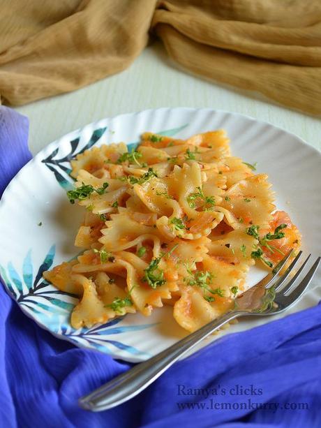 tomato pasta - easy pasta recipes