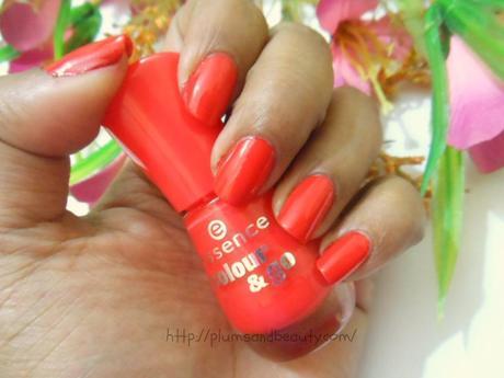 Essence Colour and Go Nail Enamel : Redvolution