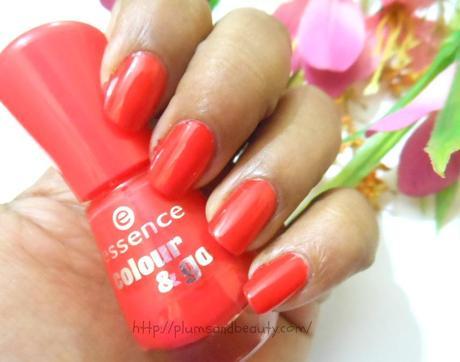 Essence Colour and Go Nail Enamel : Redvolution