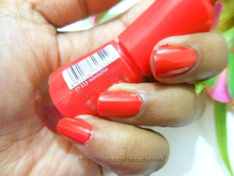 Essence Colour and Go Nail Enamel : Redvolution