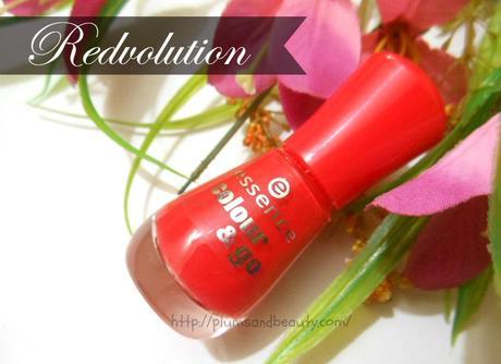 Essence Colour and Go Nail Enamel : Redvolution