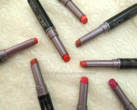 Oriflame the ONE Colour Unlimited Lipsticks : Review, Swatches