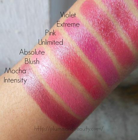 Oriflame the ONE Colour Unlimited Lipsticks : Review, Swatches