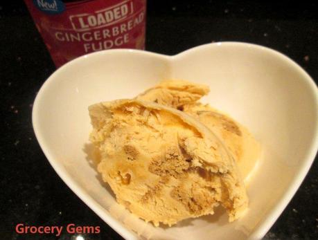 Asda Loaded Gingerbread Fudge Ice Cream