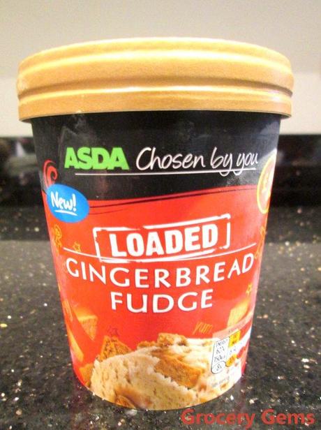 Asda Loaded Gingerbread Fudge Ice Cream