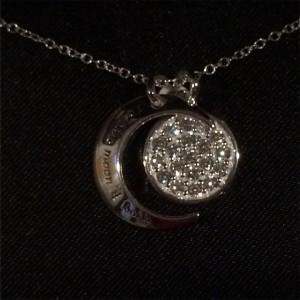 moon and back necklace