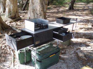 Camping and Fishing on the Darling River