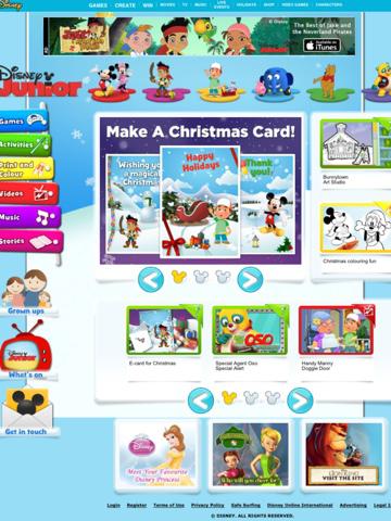 Disney Junior Christmas Card Creator and Coluring Fun - Paperblog