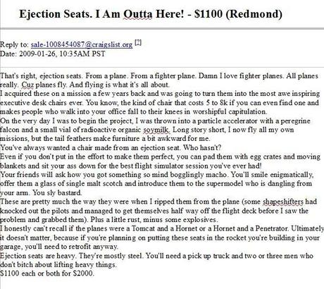 Weird & Random Craigslist Posts. The World is Sick.