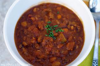 Pumpkin Chili with beef