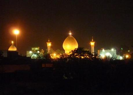 Inside an Iranian mosque