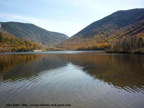 Flume Gorge, and Lake Echo  New Hampshire