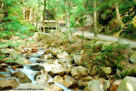 Flume Gorge, and Lake Echo  New Hampshire