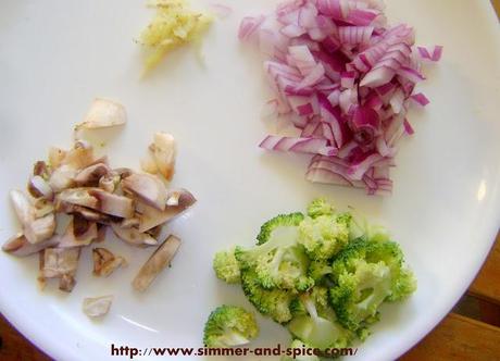 Mushroom & Broccoli Omelet