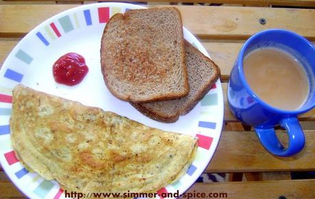 Mushroom & Broccoli Omelet