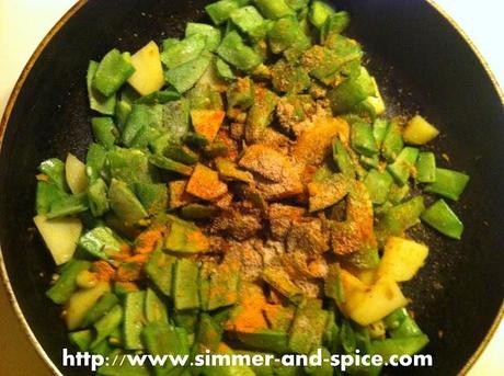 Indian Flat/Broad Beans Recipe ( saem aalu Sabzi)