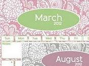Tuesday Tutorial ---- Printable 2012 Calendars