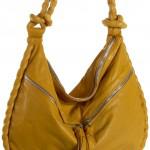M2O Keira Leather Hobo $125.00 Loving the mustard color along with the zipper detail and braided handles