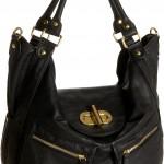 Melie Bianco Alyssa $108.00 A big purse is a girls best friend. I also love the oversized turn lock and asymetrical zipper