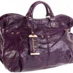 Chocolate Sophia Satchel $99.00 Purple/Plum has been my color this year :) The patent leather look is back!