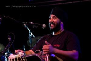 Photo - tabla drummer at the Edinburgh Mela