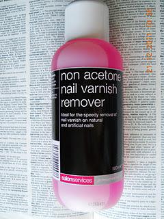 Salon Services Non Acetone Nail Varnish Remover