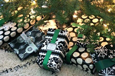 OUR HOLIDAY DECOR: Gold/White/Silver + Black/Green