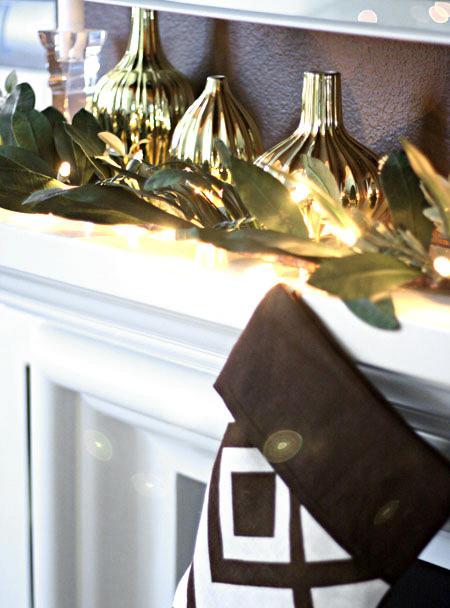 OUR HOLIDAY DECOR: Gold/White/Silver + Black/Green