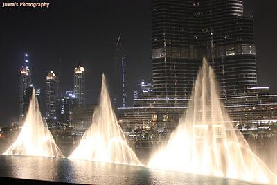 Christmas 2011 at Burj Khalifa Lights Show